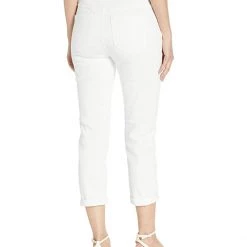 Liverpool Chloe Pull-On Crop Rolled Cuff in Bright White | Jeans -Paige Sales Store 611jXk2djYL. AC SR736920