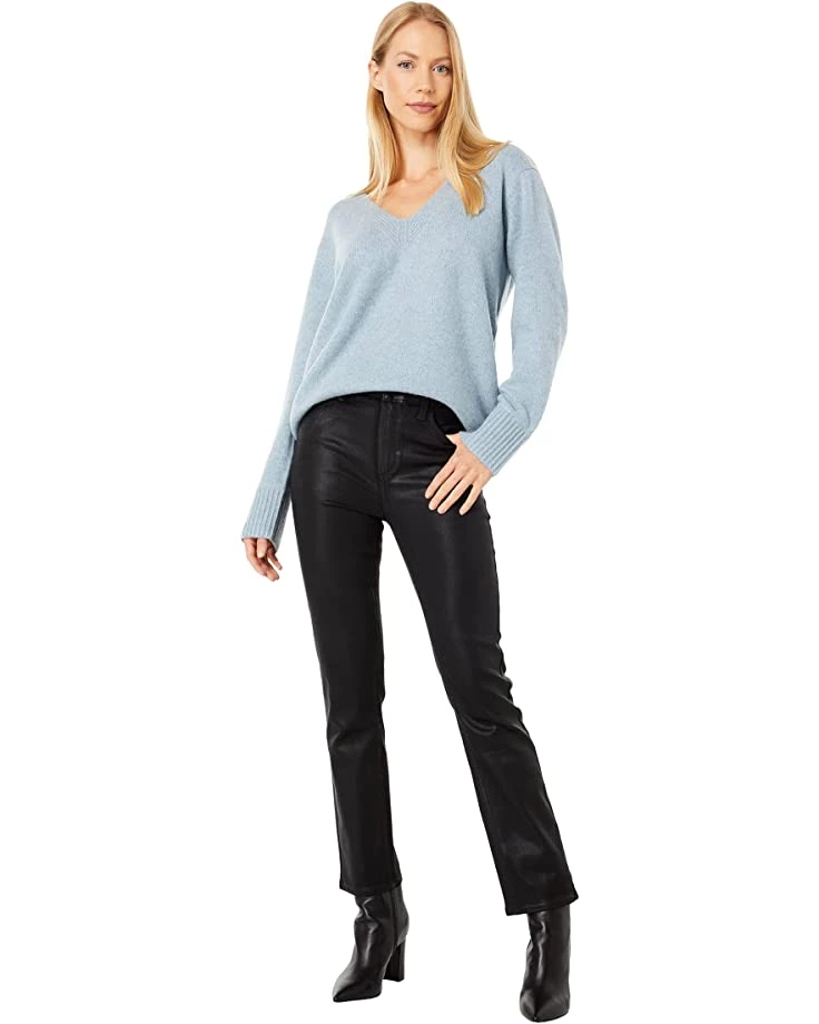 Paige Cindy in Black Fog Luxe Coating | Jeans 6 Paige Cindy in Black Fog Luxe Coating | Jeans - Image 4