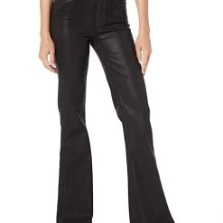 Paige Genevieve in Black Fog Luxe Coating | Jeans