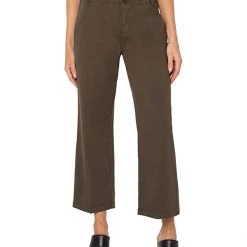 Liverpool High-Rise Cinch Waist Wide Leg 26" | Pants