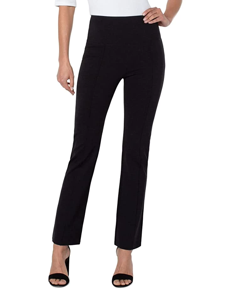 Liverpool Pearl Full-Length Flare w/ Pin Tucks | Pants 3 Liverpool Pearl Full-Length Flare w/ Pin Tucks | Pants