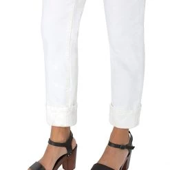 Liverpool Marley Girlfriend in Bone White | Jeans -Paige Sales Store 61PxufEhxXL. AC SR736920