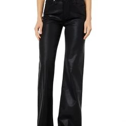 Paige Leenah in Black Fog Luxe Coating | Jeans