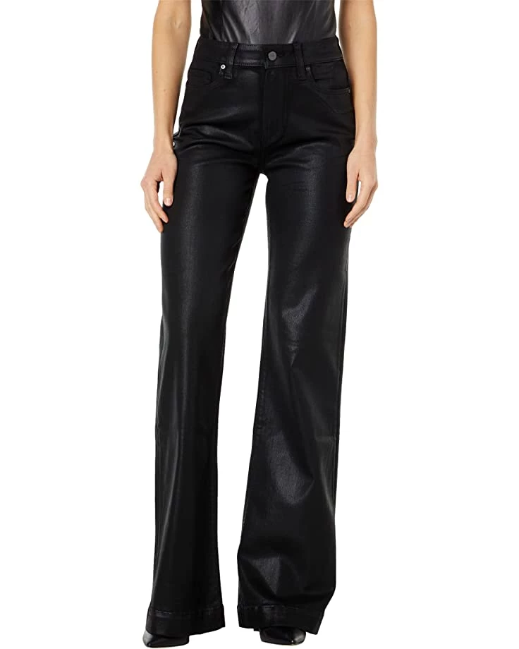 Paige Leenah in Black Fog Luxe Coating | Jeans 3 Paige Leenah in Black Fog Luxe Coating | Jeans