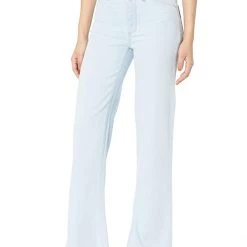 Paige Leenah 32" w/ Angled Pockets + Covered Buttonfly in Del Mar | Jeans