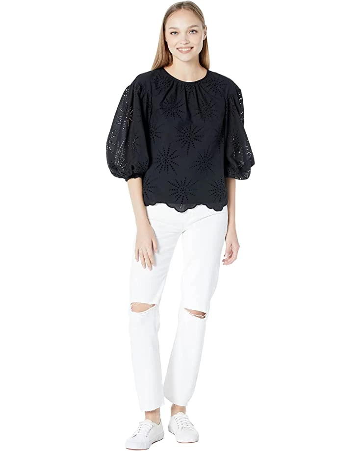 Paige Stella Straight w/ Raw Hem in Bare White Destructed | Jeans 6 Paige Stella Straight w/ Raw Hem in Bare White Destructed | Jeans - Image 4