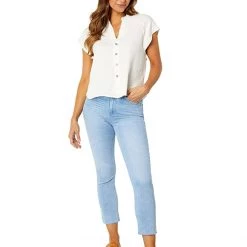 Paige Sarah Slim Crop Raw Hem in Park Ave | Jeans -Paige Sales Store 61X2sXZGlAL. AC SR736920