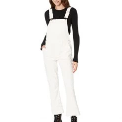 Paige Claudine Overalls in Blank Canvas | Pants