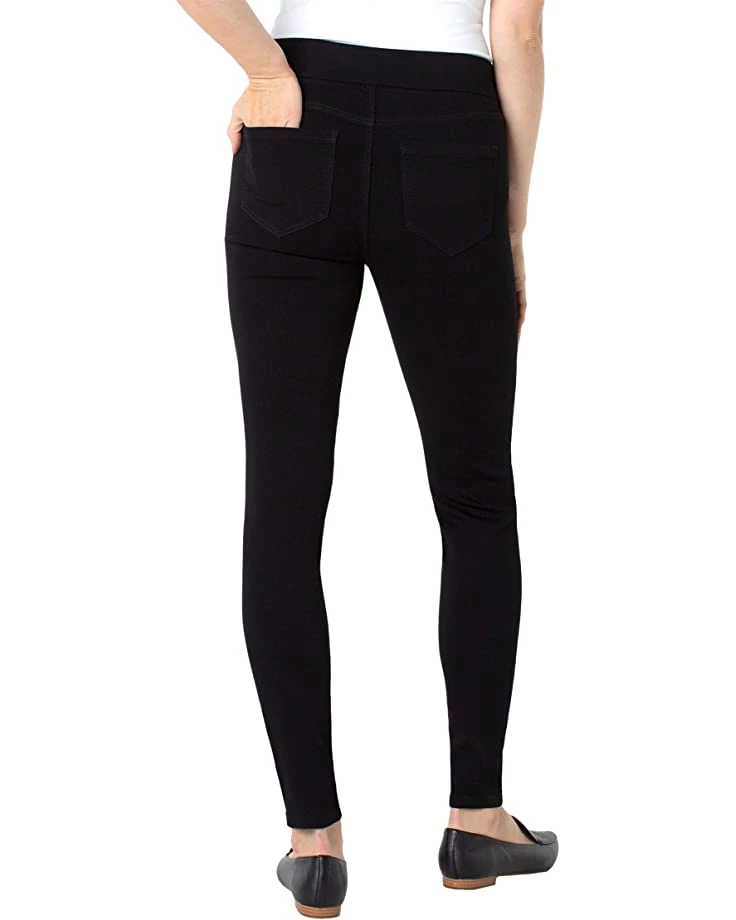 Liverpool Sienna Skinny Jean Leggings in Black Rinse | Jeans 4 Liverpool Sienna Skinny Jean Leggings in Black Rinse | Jeans - Image 2