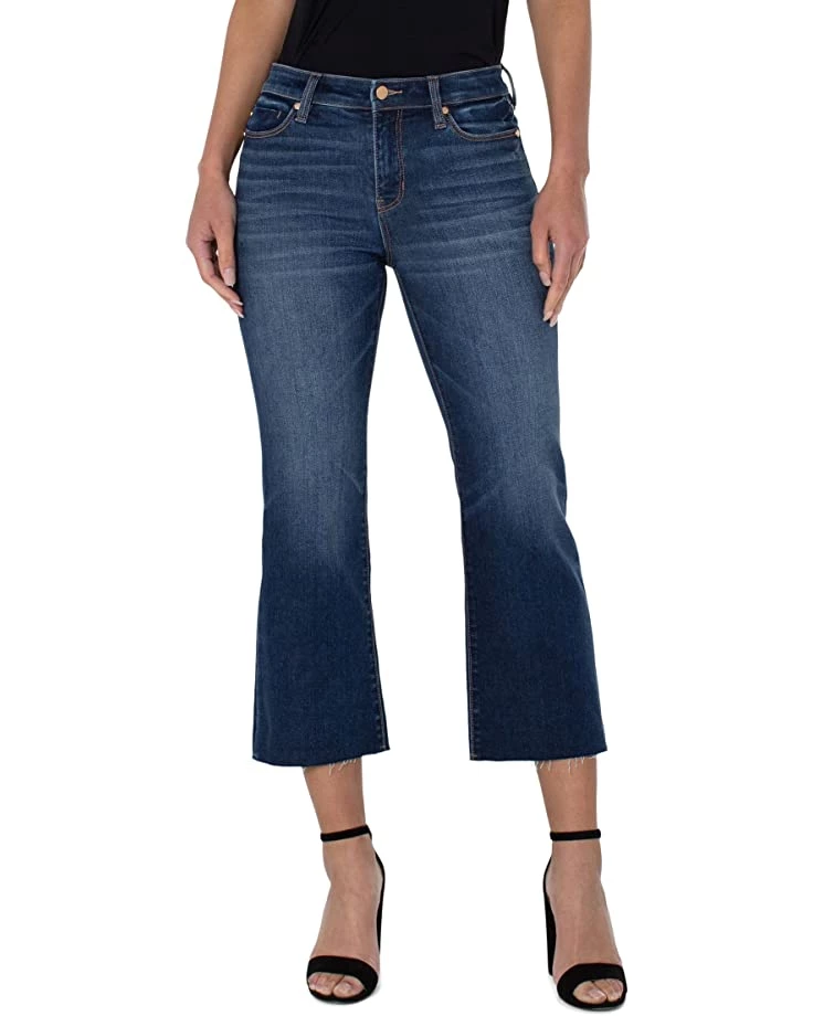 Liverpool Hannah Cropped Flare with Cut Hem 25.5" in Humphreys | Jeans 3 Liverpool Hannah Cropped Flare with Cut Hem 25.5" in Humphreys | Jeans