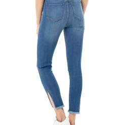 Liverpool Petite Chloe Crop Skinny Angled Slit in Stillwell | Jeans -Paige Sales Store 714FuvUT4L. AC SR736920