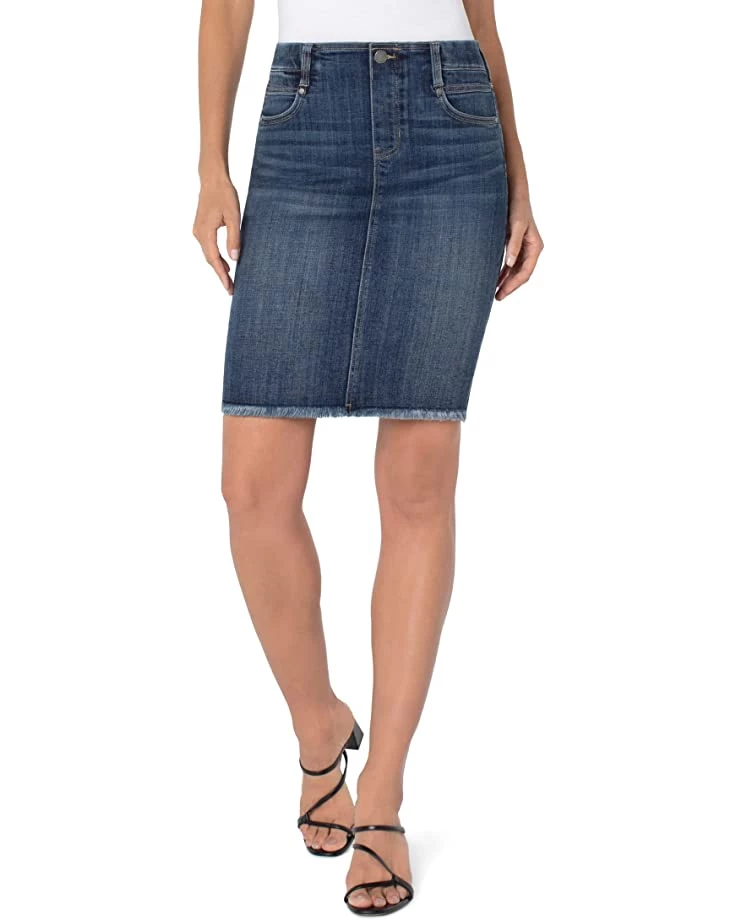 Liverpool Gia Glider Pull-On Pencil Skirt in Rosemount | Skirts 3 Liverpool Gia Glider Pull-On Pencil Skirt in Rosemount | Skirts