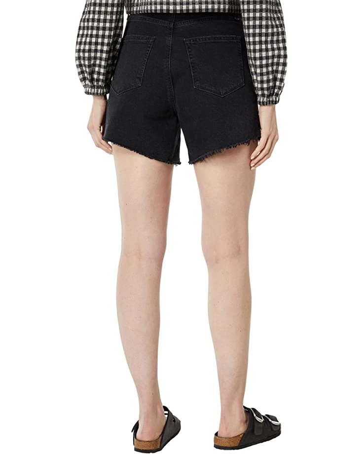 Paige High-Rise Noella Shorts Raw Hem in Night Dive 4 Paige High-Rise Noella Shorts Raw Hem in Night Dive - Image 2
