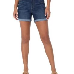 Liverpool Chloe Pull-On Shorts in Hendricks