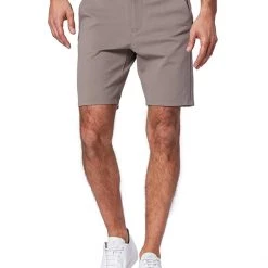 Paige Rickson Trousers Shorts in Dark Taupe