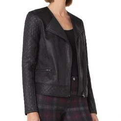 Liverpool Quilted Moto Jacket | Coats & Outerwear -Paige Sales Store 719cArgFeQL. AC SR736920