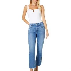 Paige Noella Straight Offset Coin Pocket in Azelea | Jeans -Paige Sales Store 71BeALN9fCL. AC SR736920