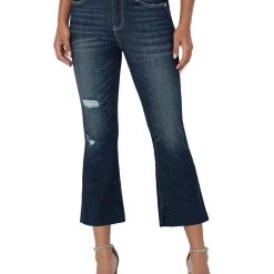 Liverpool Hannah Cropped Flare in Garner | Jeans