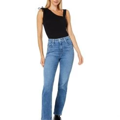Paige Knockout New Flaunt Straight Leg in Lover | Jeans -Paige Sales Store 71E7x20D65L. AC SR736920