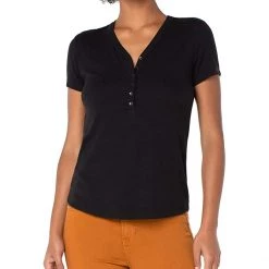 Liverpool Short Sleeve Henley Shirt | Shirts & Tops