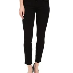 Paige Verdugo Crop in Black | Jeans