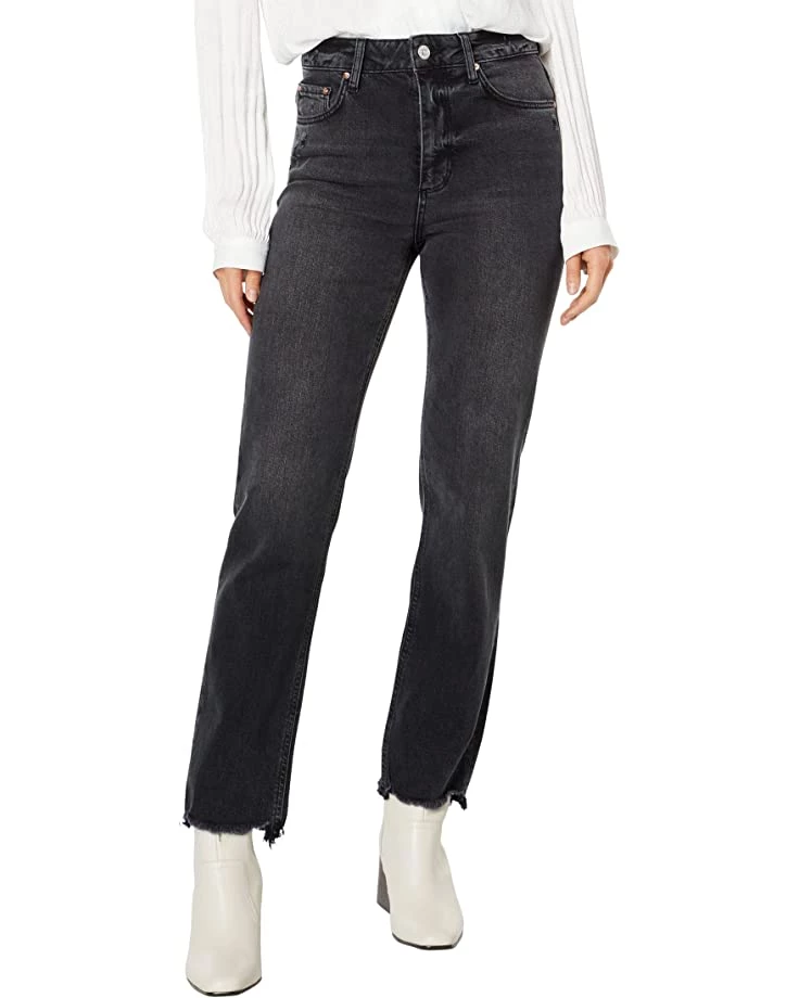 Paige Stella in Black Shore Distressed w/ Disheveled Hem | Jeans 3 Paige Stella in Black Shore Distressed w/ Disheveled Hem | Jeans