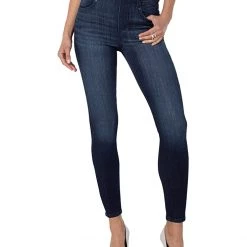 Liverpool Gia Glider Pull-On Skinny Jeans in Robinson