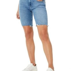 Paige Jax Cutoffs Shorts in Mel/Destroy Hem