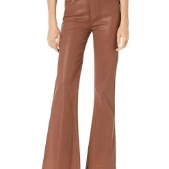 Paige Genevieve in Cognac Luxe Coating | Jeans