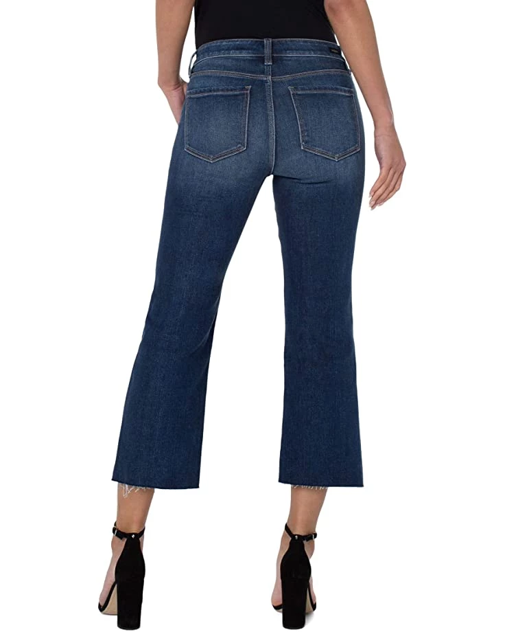Liverpool Hannah Cropped Flare with Cut Hem 25.5" in Humphreys | Jeans 4 Liverpool Hannah Cropped Flare with Cut Hem 25.5" in Humphreys | Jeans - Image 2