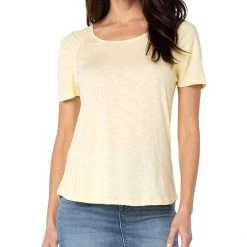 Liverpool Short Sleeve Shirred Shirt | Shirts & Tops -Paige Sales Store 71bc9sN9LKL. AC SR736920