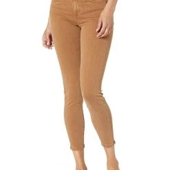Liverpool Abby Ankle Skinny Jeans in Brown Bay
