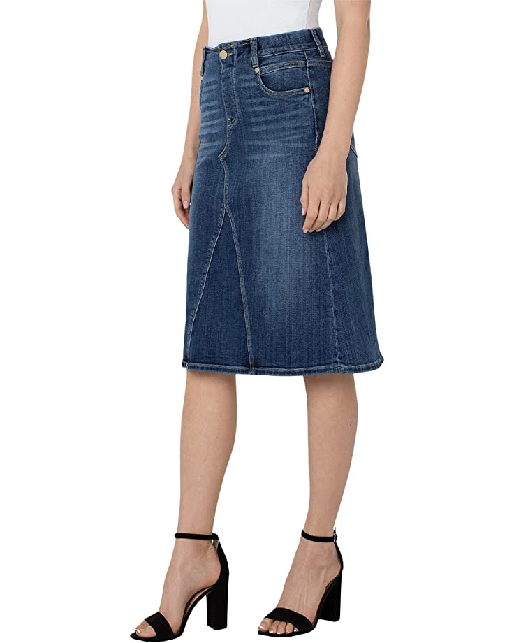 Liverpool Gia Glider Pull-On Midi Skirt in Flagstone | Skirts 4 Liverpool Gia Glider Pull-On Midi Skirt in Flagstone | Skirts - Image 2