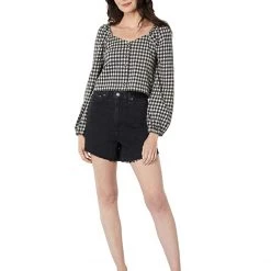 Paige High-Rise Noella Shorts Raw Hem in Night Dive 9 Paige High-Rise Noella Shorts Raw Hem in Night Dive -Paige Sales Store 71fYyWt6WL. AC SR736920