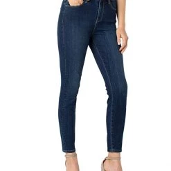 Liverpool Abby Sustainable Ankle Skinny Jeans in Essential