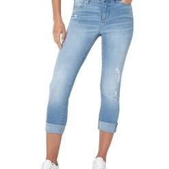 Liverpool Charlie Crop Wide in Riverton | Jeans