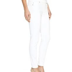 Liverpool Sienna Pull-On Ankle Slub Stretch Twill in Bright White | Jeans -Paige Sales Store 71qHdOSZs L. AC SR736920
