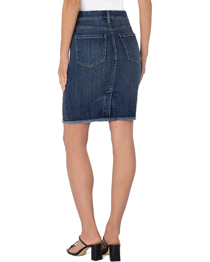 Liverpool Gia Glider Pull-On Pencil Skirt in Rosemount | Skirts 4 Liverpool Gia Glider Pull-On Pencil Skirt in Rosemount | Skirts - Image 2