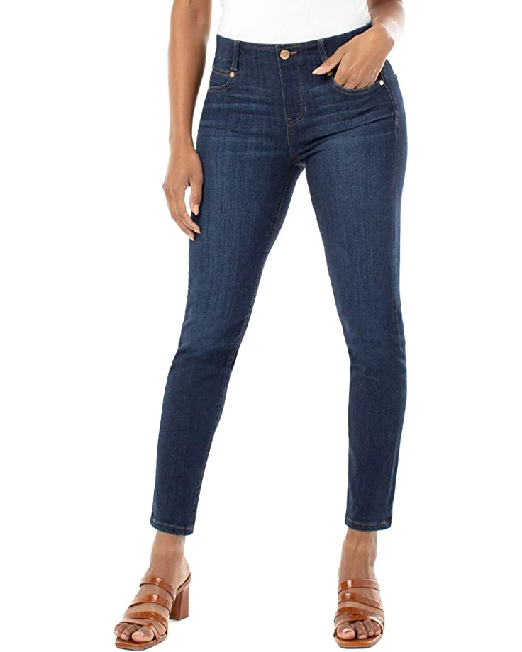 Liverpool Petite Gia Glider Slim Pull-On with Fake Fly in Dorsey | Jeans 3 Liverpool Petite Gia Glider Slim Pull-On with Fake Fly in Dorsey | Jeans