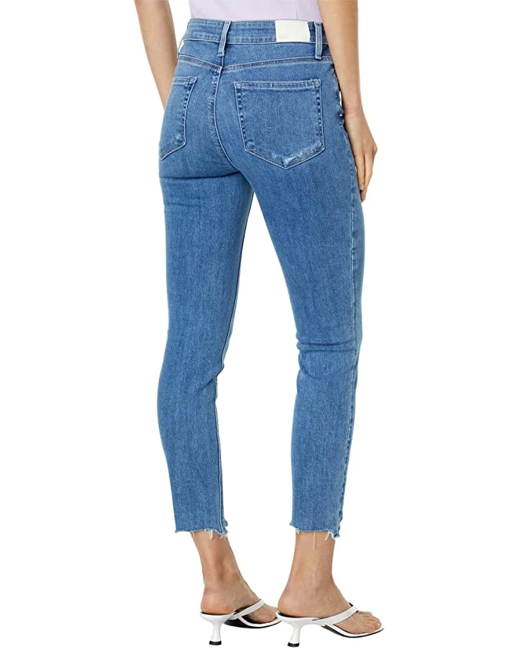 Paige Hoxton Crop in Bliss Distressed/Ragged Fray Hem | Jeans 4 Paige Hoxton Crop in Bliss Distressed/Ragged Fray Hem | Jeans - Image 2