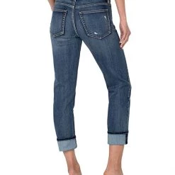 Liverpool Marley Girlfriend Cuffed Hem Eco Friendly Jeans in Blue Mesa -Paige Sales Store 81DZL2zaNWL. AC SR736920