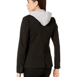 Liverpool Boyfriend Knit Blazer w/ Removable Hood | Coats & Outerwear -Paige Sales Store 81KzDOCChPL. AC SR736920