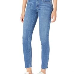 Paige Verdugo Ankle in Seine/Ragged Fray Hem | Jeans