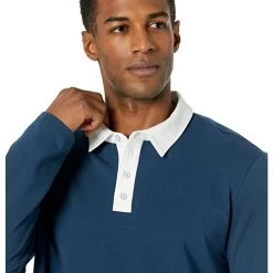 Paige Kinney Rugby Shirt in Phantom Moon/White | Shirts & Tops -Paige Sales Store 81UigJGDd0L. AC SR736920