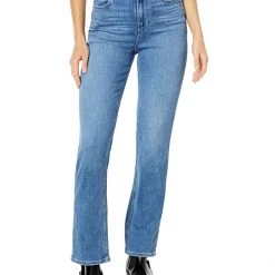 Paige Knockout New Flaunt Straight Leg in Lover | Jeans