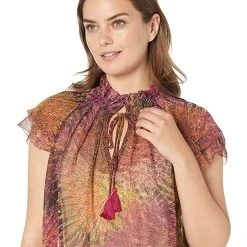 Liverpool Flutter Sleeve Pleated Neck Top | Shirts & Tops 8 Liverpool Flutter Sleeve Pleated Neck Top | Shirts & Tops -Paige Sales Store 81lv2mPsHS. AC SR736920