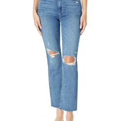 Paige Cindy Raw Hem in Ceylon Destructed | Jeans