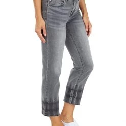 Liverpool Crop Straight Jeans with Raw Hem in Shale Stone -Paige Sales Store 81vBREoi5QS. AC SR736920