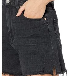 Paige Dani Shorts in Dark Raven Destructed 7 Paige Dani Shorts in Dark Raven Destructed -Paige Sales Store 911v507jEiL. AC SR736920