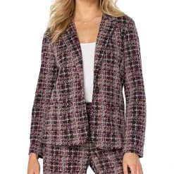 Liverpool Fitted Boule Blazer | Coats & Outerwear